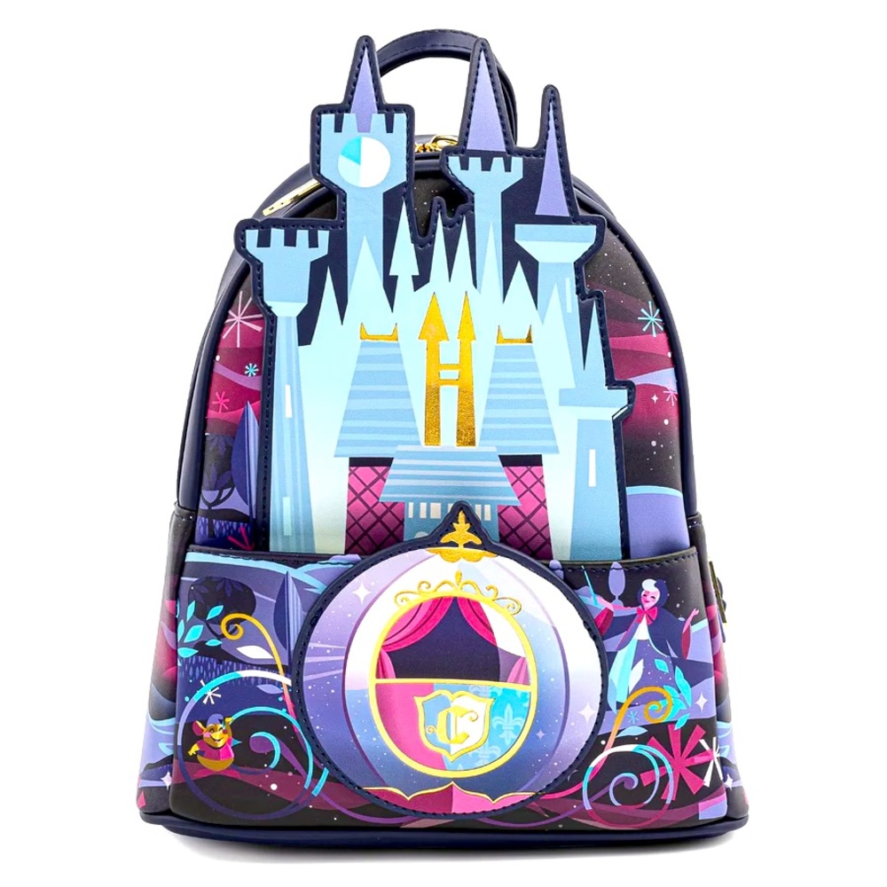 NWT Loungefly Disney Cinderella Castle Series Backpack